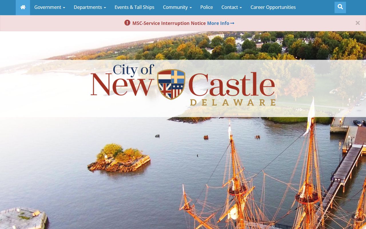 City of New Castle government office for New Castle death records and city services